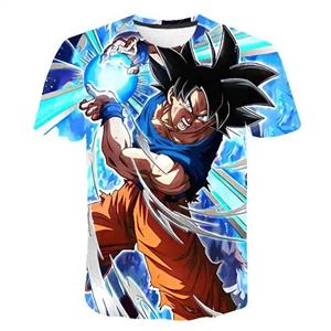 Xin nan zhuang Summe T-shirt 3D Goku Vegeta afdrukken Harajuku mode casual top met korte mouwen L
