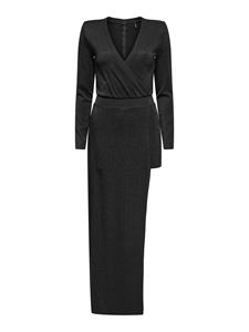 Only Onlrich L/s V-neck Glitter Romper J: