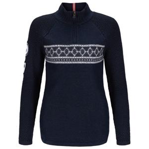 Amundsen Sports  Women's Boiled Ski Sweater - Merinotrui, blauw