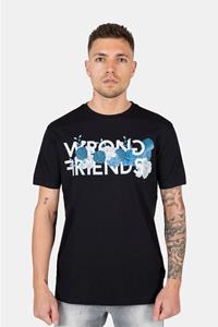 Wrong Friends Blue roses t-shirt