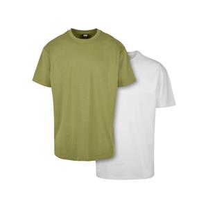 Urban Classics Heren zwaargewicht oversized t-shirt (set van 2)