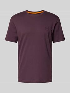 Boss Orange T-shirt met labelpatch, model 'Tales'
