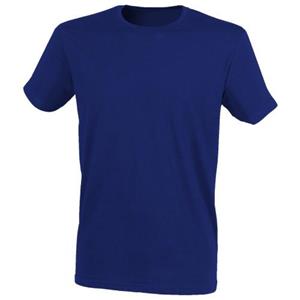 Skinni Fit Heren Heren Feel Good Stretch T-shirt met korte mouwen L koraal