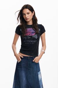 Desigual T-shirt - BLACK