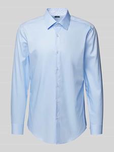 Boss Regular fit zakelijk overhemd van viscose met kentkraag