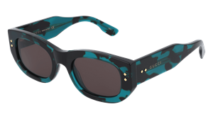 GUCCI GG1215S Vrouwen Zonnebril, Havana green
