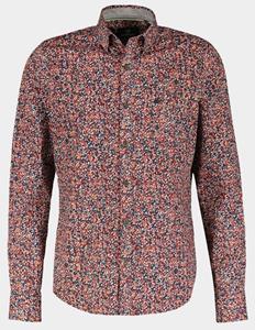 Lerros Heren overhemd 24o1474 966 spicy orange