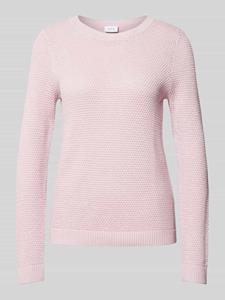 Vila Trui met ronde hals VIDALO O-NECK L/S KNIT TOP- NOOS
