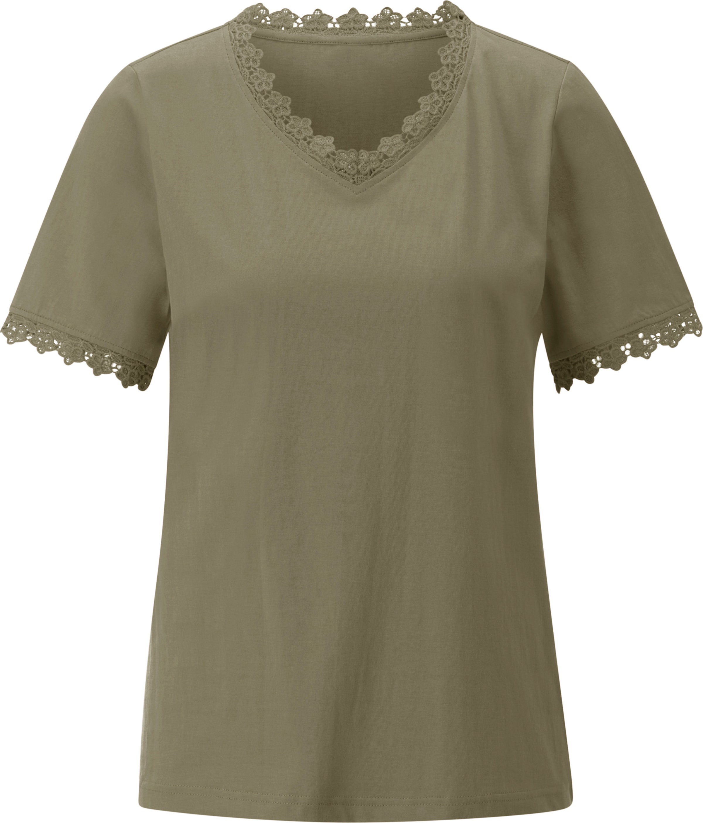 Classic Basics Shirt met V-hals Shirt (1-delig)