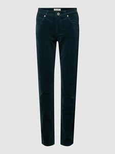MARC O POLO Slim fit fluwelen broek met knoopsluiting