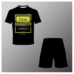 ETST WENDY 005 Gym Mannen T-shirt Casual 3D Ronde Kraag Losse T-shirt Set Zomer Crew Korte Mouw Tee Oversized Tops T-shirts voor Mannen Asian size 6XL