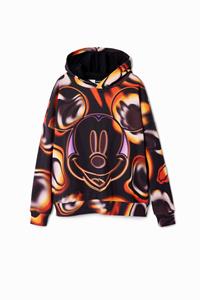 desigual Oversized sweatshirt Mickey Mouse - BLACK