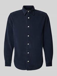 Redefined Rebel Regular fit corduroy overhemd met kentkraag, model 'TRISTAN'