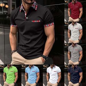 Niubiplus Charmant Herenoverhemd Superlicht Korte Mouw Casual Herenkleding L zwart