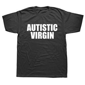 Enter Boutique Sports Clothing Collection Grappige Autistische Maagdelijke T-shirts Zomer Stijl Grafisch Katoen Streetwear Kerstmis Kerstmis Halloween Geschenken T-shirt Herenkleding XS