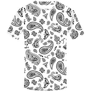 ETST 07 Zomermode 3D-geprint T-shirt Heren Hiphop Street casual T-shirt met korte mouwen, O-kraag oversized 6XL