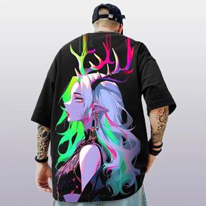 ETST WENDY 05 3D Anime Karakter Print Heren T-shirt 2024 Nieuw Oversized Korte Mouw T-shirt Voor Heren Street Hip-Hop Tee Top Snel Drogende T-shirts 4XL