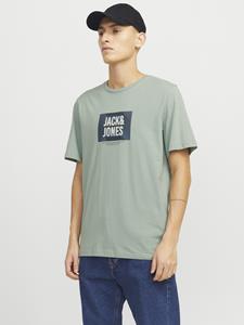Jack & jones T-shirt met labelprint, model 'HUDSON'
