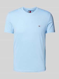 Tommy Jeans Slim fit T-shirt met logostitching
