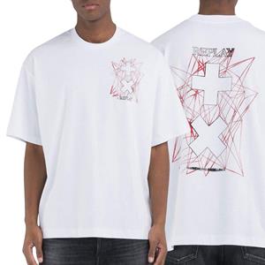 Replay T-shirt met labelprint, model 'Martin Garrix'
