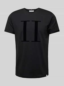 Les Deux T-shirt met labelprint, model 'Encore'