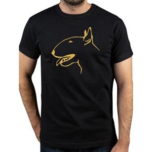 ETST0013 Zomermode Bull Terrier Hond Katoenen T-shirts Bedrukt Heren Dames Korte Mouw T-shirt Harajuku Unisex T-shirts Tops Kleding S