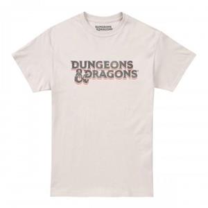 Pertemba FR - Apparel Dungeons & Dragons Heren 70's Logo T-shirt S natuurlijk