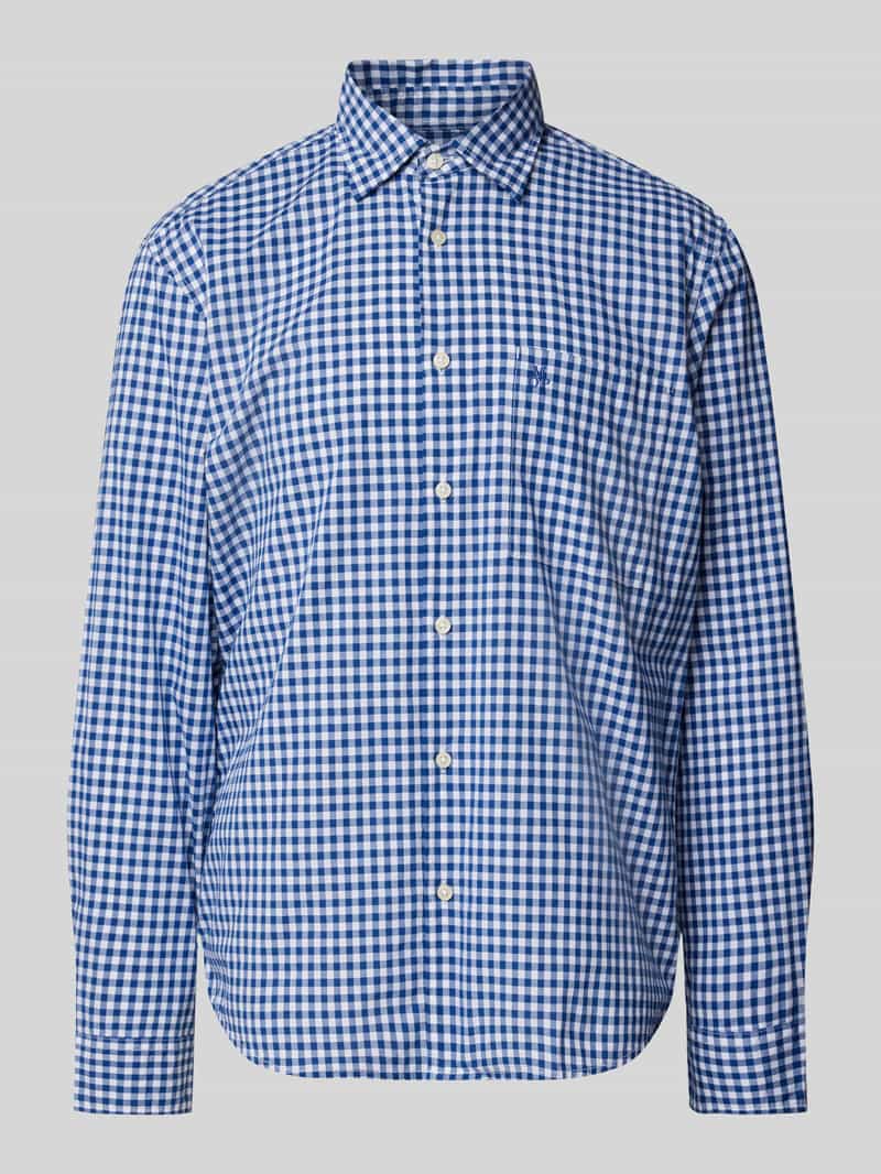 Marc O'Polo Overhemd Ruiten Blauw