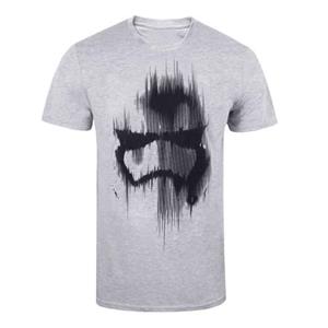 Star Wars Heren Trooper Masker T-shirt S grijs
