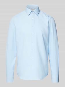 CK Calvin Klein Slim fit zakelijk overhemd met labelstitching, model 'Bari'