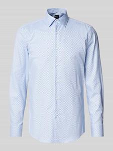 Boss Slim fit zakelijk overhemd met kentkraag, model 'Hank'