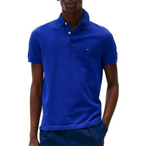 Tommy hilfiger Rechte stretch polo, 2 knopen