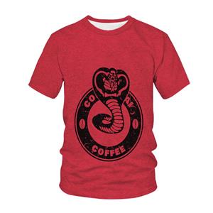 ETST WENDY 005 Snake Patroon T-shirt voor Mannen 3D Gedrukt Herenkleding Zomer Hip Hop Rock Tees Kid Jongen Grappig Casual O-hals Oversize T-shirts S