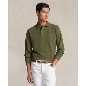 Polo ralph lauren Rechte polo met lange mouwen, custom fit