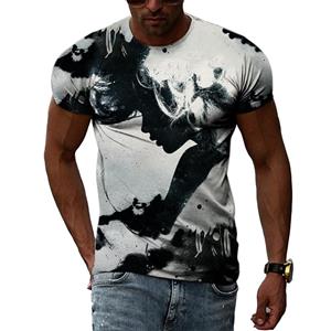 ETST WENDY 05 Mode Creatieve Retro Graffiti Art Mannen T-shirts Zomer Persoonlijkheid Sad grafische t-shirts 3D Harajuku Print Korte Mouw Tees Top S