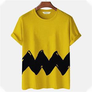 ETST WENDY 005 Zomer Heren T-shirt Splice Shirt Eenvoudige Streep Gedrukt Sweatshirt Met Korte Mouwen Katoenen Trui Oversized Ademend T-shirt Y2k 4XL