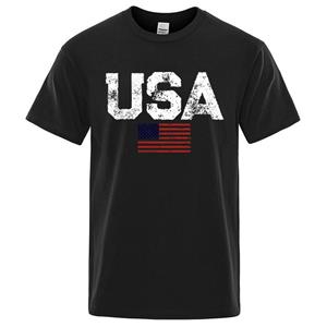 Enter Boutique Sports Clothing Collection T-shirts voor heren en dames Vintage Amerikaanse vlag Street Print Mannelijke T-shirts Hoge kwaliteit Nieuwe T-shirt Zomer Casual katoenen tops Ademend T-shirt L