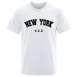 Enter Boutique Sports Clothing Collection T-shirts voor heren en dames VS New York City T-shirts Zomer Katoenen Tops Heren T-shirt Korte mouw Heren Street chic O-hals Letter T-shirt L