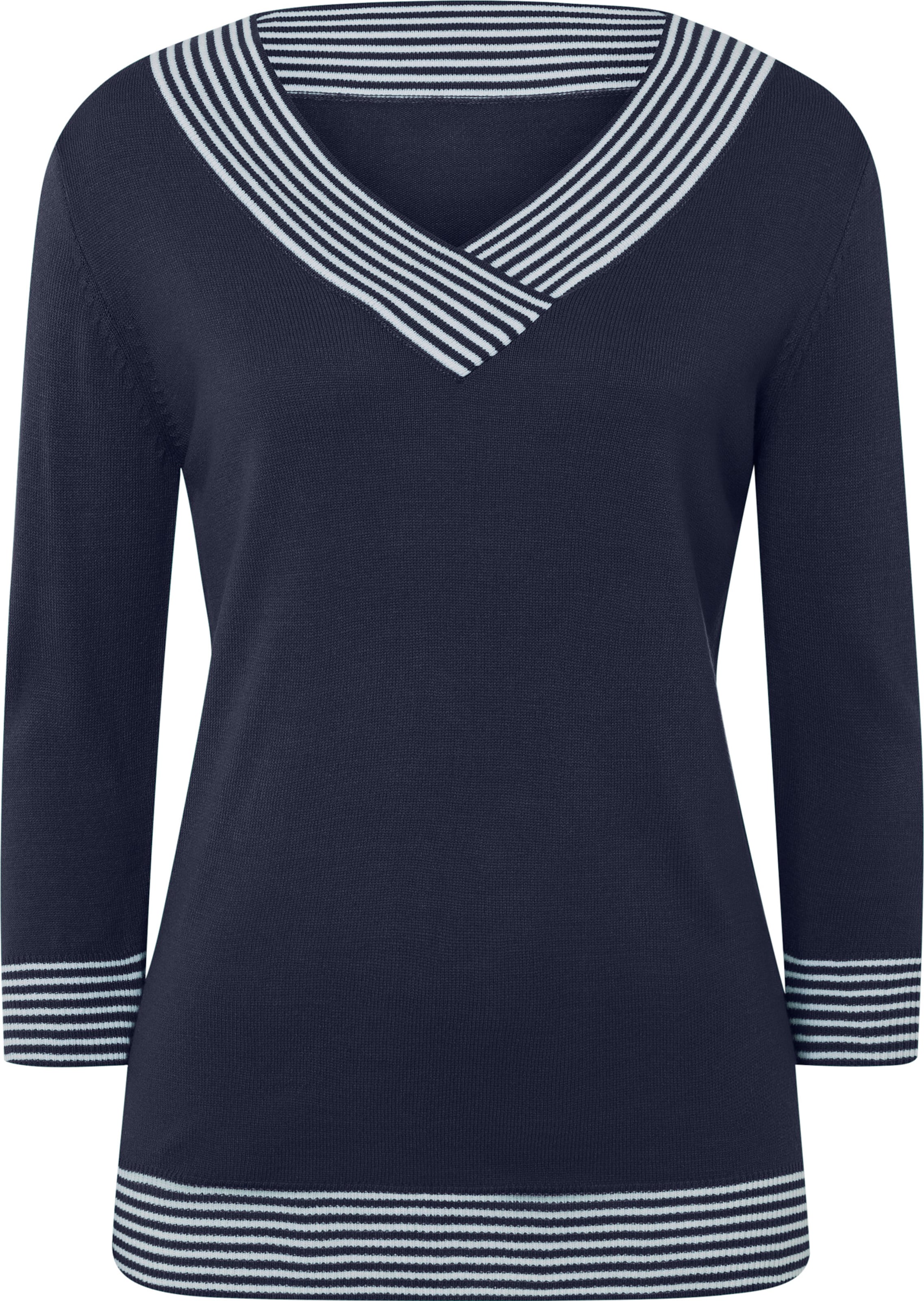 Classic Basics Trui met 3/4 mouwen Trui met V-hals