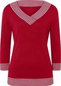 Classic Basics Trui met 3/4 mouwen Trui met V-hals