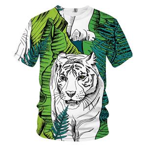 ETST WENDY 05 Zomer Mode Schilderen Dier grafische t-shirts Mannen 3D Casual Persoonlijkheid Trend Hip Hop harajuku Gedrukt O-hals streetwear Tees S