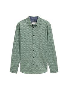 Tom Tailor Printed stretch shirt
