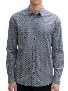 Tom Tailor Fitted printed stretch shirt