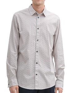 Tom Tailor Fitted printed stretch shirt