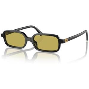 Miu Miu Eyewear Zonnebril met rechthoekig montuur - Zwart