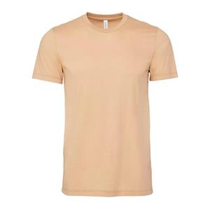 Bella + Canvas Canvas unisex jersey crew t-shirt met hals / heren t-shirt met korte mouwen