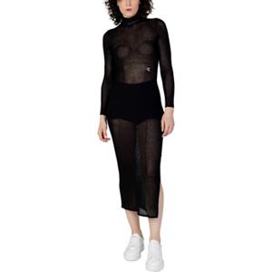 Calvin Klein Jurk sheer tight jurk