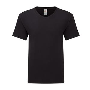 Fruit of the Loom Unisex adult iconisch v hals t-shirt