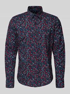 Lerros Heren overhemd 24d1468 485 classic navy