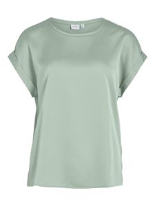 Vila Shirt met korte mouwen VIELLETTE S/S SATIN TOP - NOOS